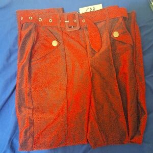 Sparkle Red Pants